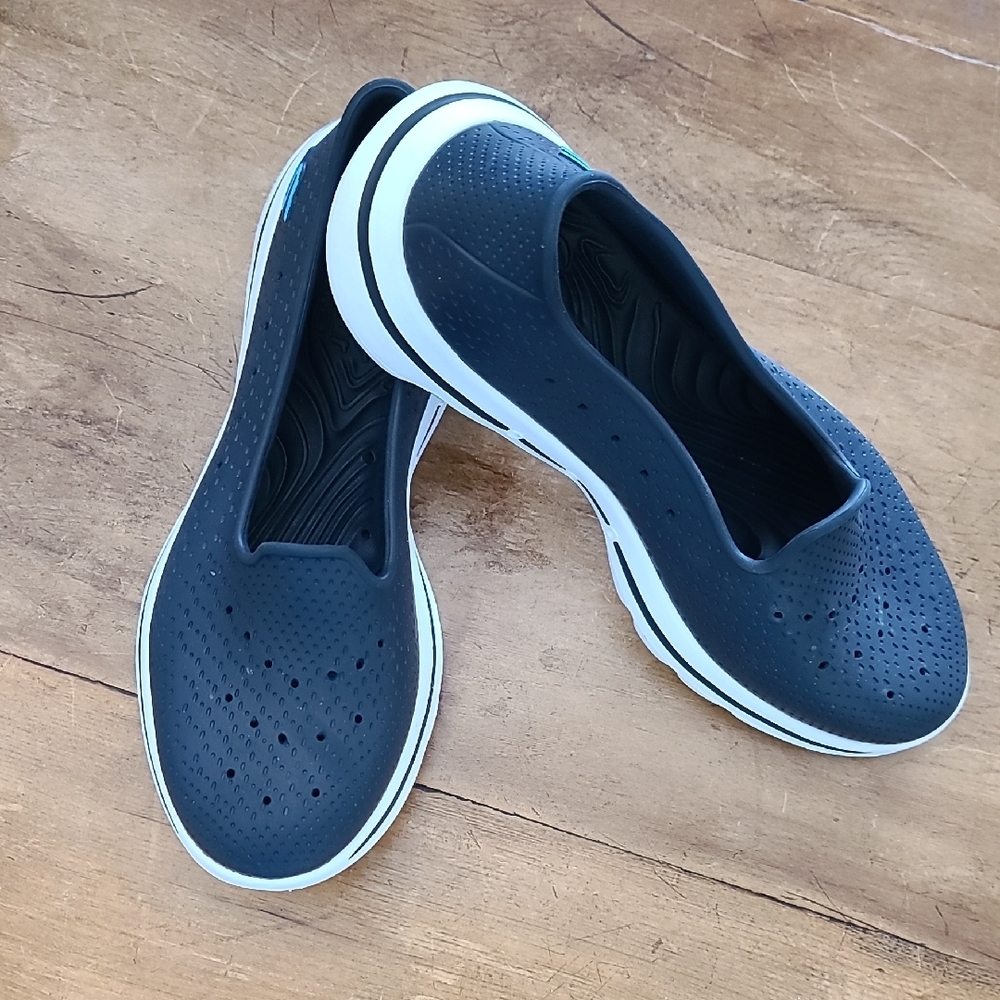 Women's Navy Slip-On Shoes